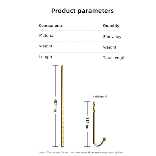 Anal Hooks Hook LOCKINK Golden Set Anal 3867 Adjustable AllNight 0114